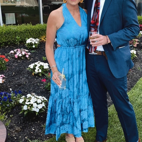 Anthropologie “TIERED HALTER MAXI DRESS” - Picture 2 of 3